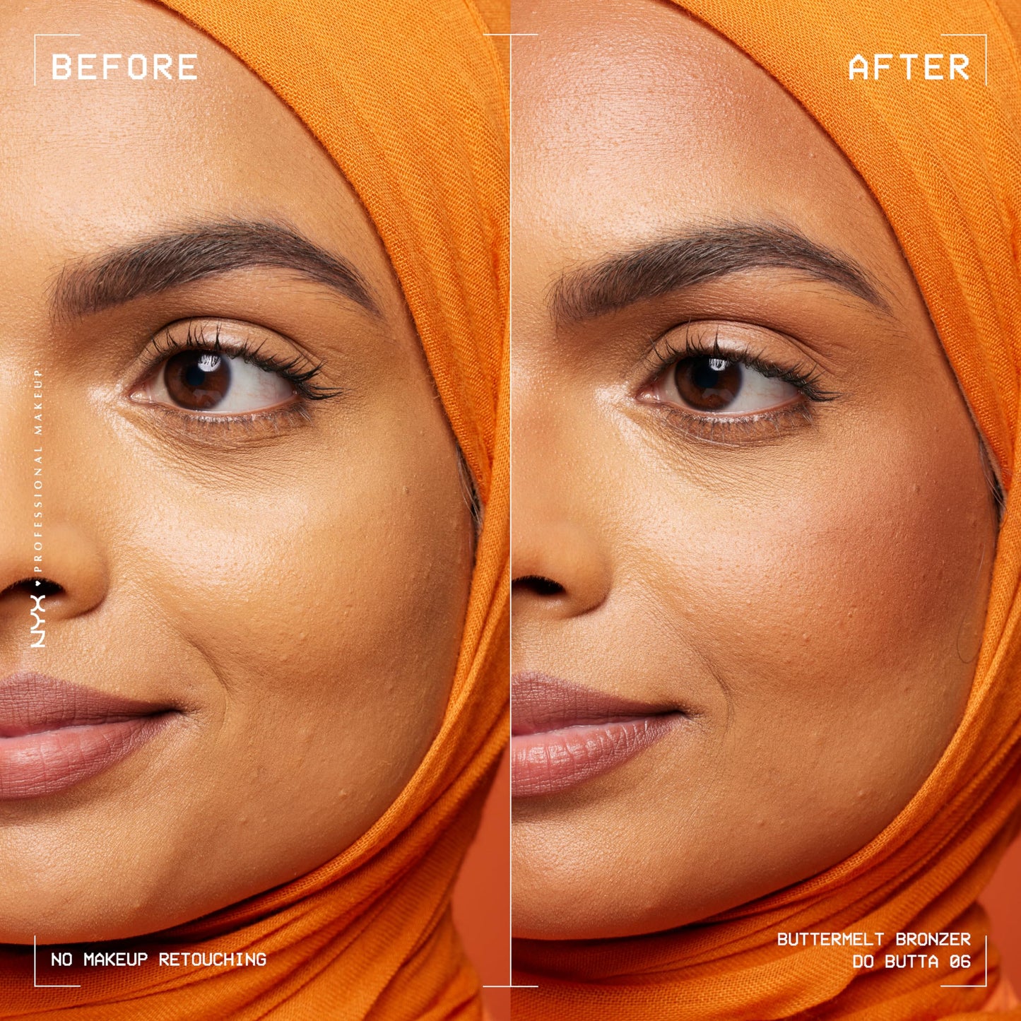 NYX PROFESSIONAL MAKEUP Matte Buttermelt Bronzer, Longwear Face Makeup with Up to 12 Hours of Wear, Vegan Formula - Do Butta (Deep Golden)