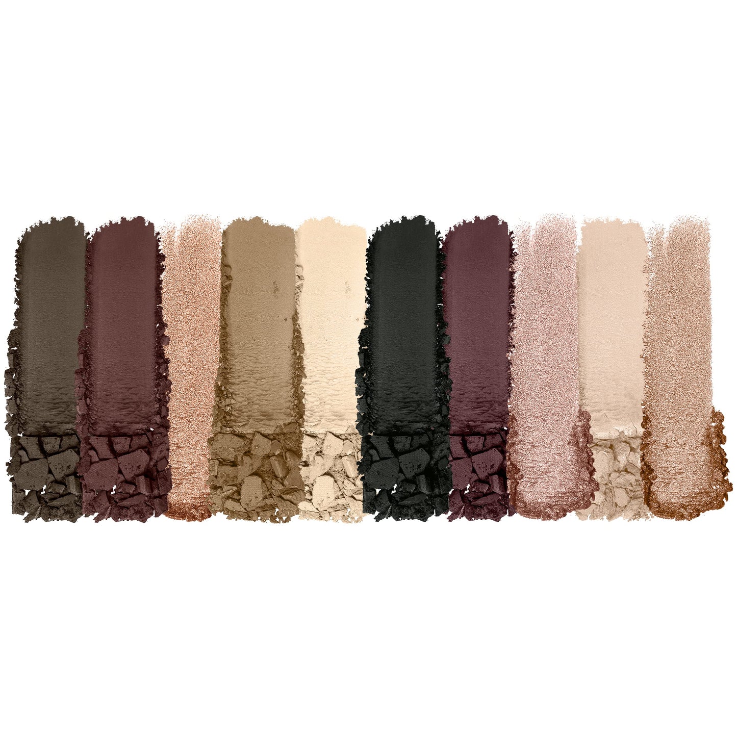 wet n wild Color Icon 10-Pan Eyeshadow Makeup Palette, Brown Nude Awakening, Long Lasting, Shimmer, Metallic, Glittery, Matte, Rich Smooth Pigment