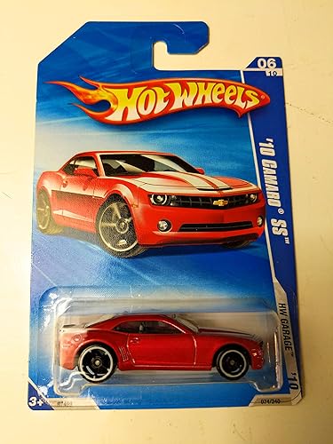 Hot Wheels 2010 Camaro SS Red # 06/10 HW Garage, 1:64 Scale