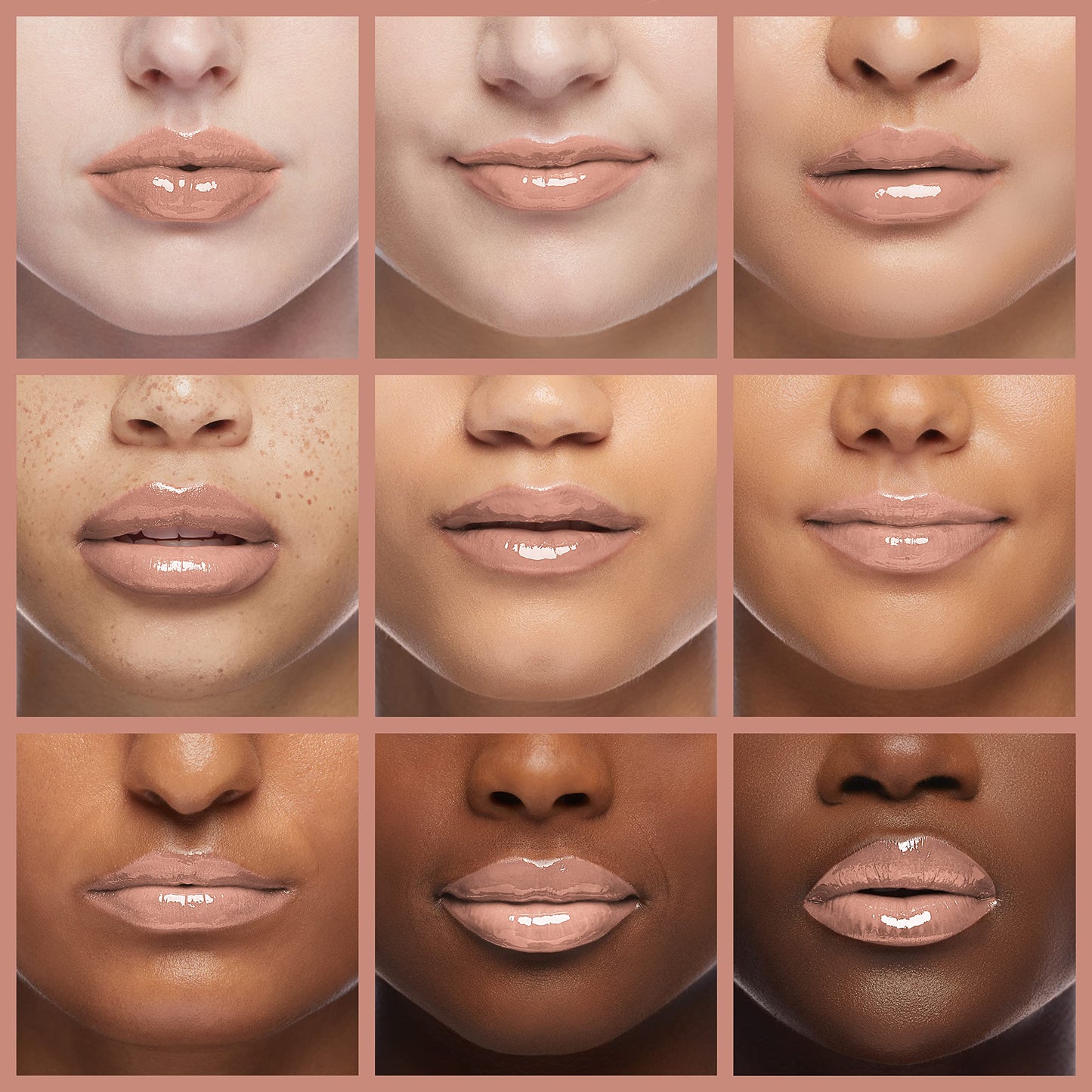 Palladio Lip Gloss, Pink Candy, Non-Sticky Lip Gloss, Contains Vitamin E and Aloe, Offers Intense Color and Moisturization, Minimizes Lip Wrinkles