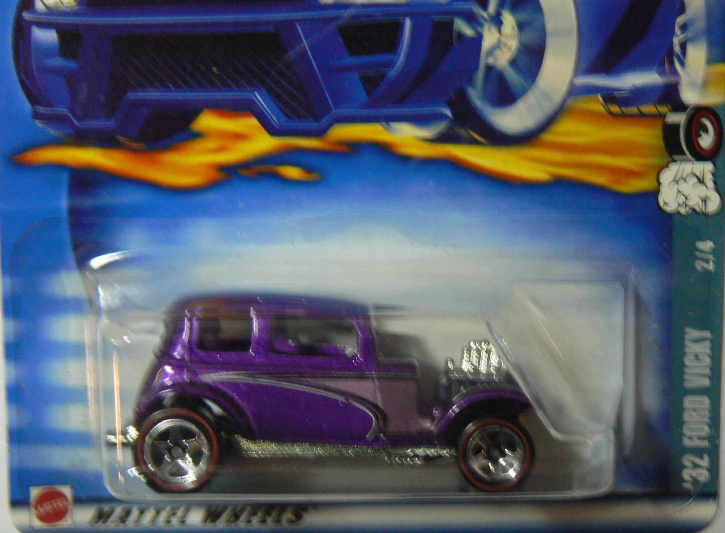 Hot Wheels 2002-104 Purple '32 Ford Vicky 35th Anniversary 1:64 Scale by Hot Wheels