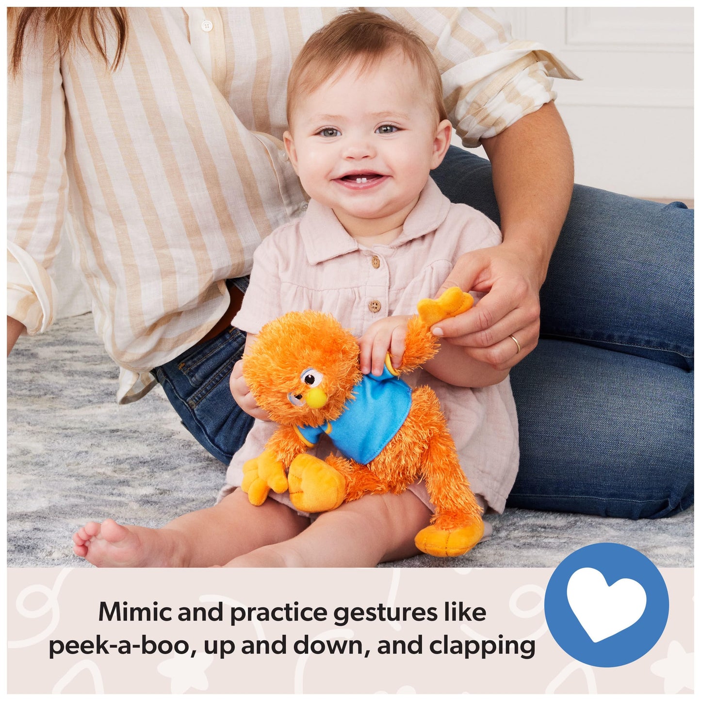 Ms. Rachel Official Herbie Cuddle & Comfort Friend Doll, 11” Premium Plush Baby Toy, Toddler Toys for Girls & Boys for Ages 6 Months to 3+