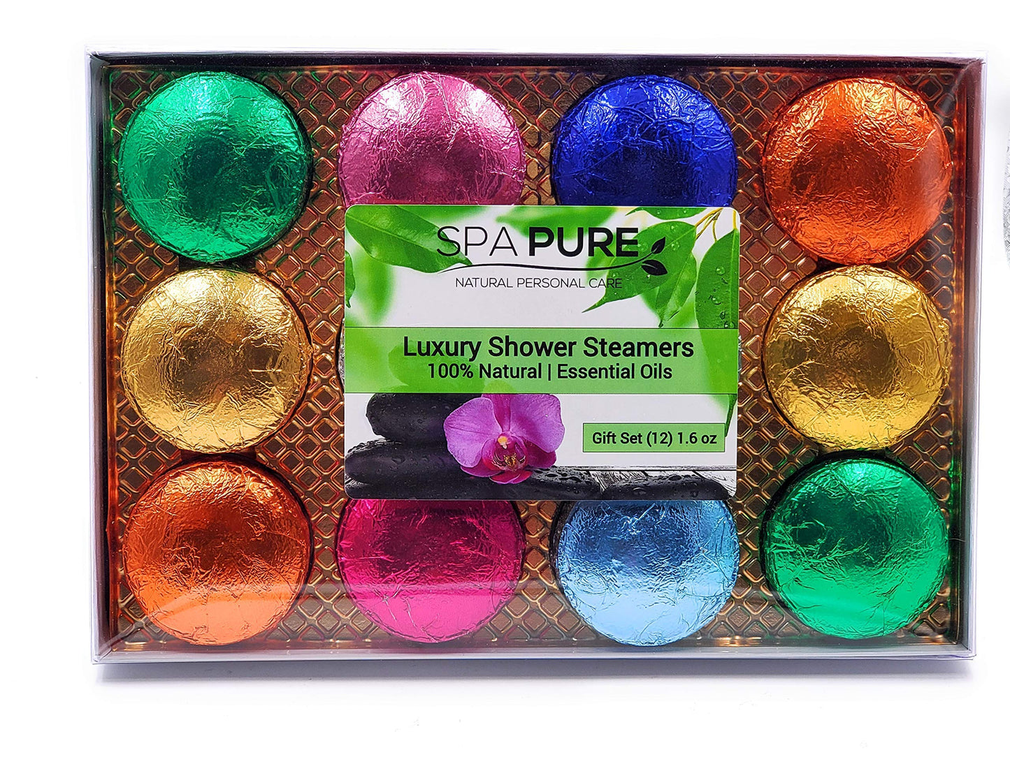 Spa Pure Shower Bombs: New SCENTS Rejuvenating Steamers Aromatherapy Tablets, Bomb, Vaporizing Steamer Soothers Bath Melt for Women, Men, Natural…