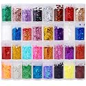 32 Pack Chunky Mix Holographic Glitter - Face Glitter, Nail Glitter, Chunky Fine Glitter, Craft Glitter for Crafts, Makeup & Body, Festival Chunky