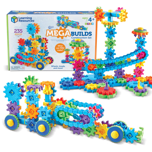 Learning Resources Gears! Gears! Gears! Mega Builds – STEM Building Toys for Kids, Fine Motor Skills, Science & Construction Playset