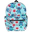 Lilo and Stitch 16 Inch Allover Print Laptop Backpack (Aqua)