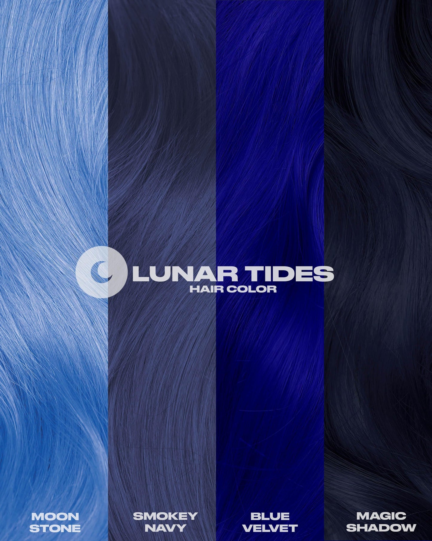 Lunar Tides Semi-Permanent Hair Color (43 colors) (Blue Velvet, 8 fl. oz.)