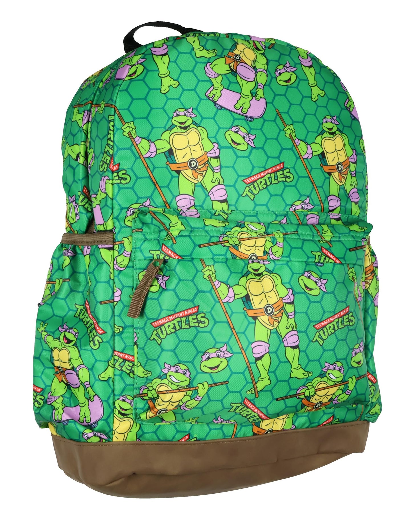 TMNT Backpack Nickelodeon Teenage Mutant Ninja Turtles Mayhem Character Kids School Bookbag Donatello