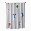 SKL Home Monsters Shower Curtain, Multicolored
