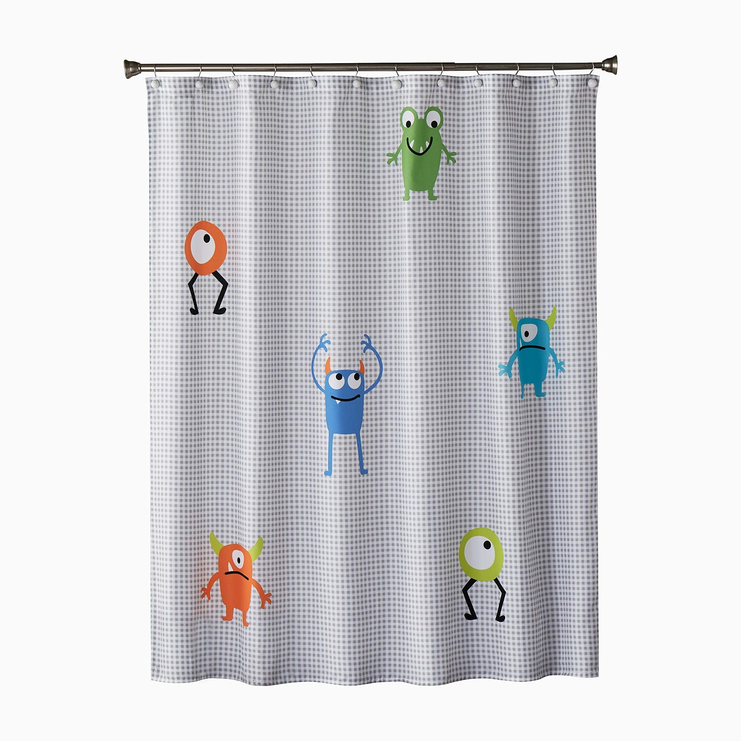 SKL Home Monsters Shower Curtain, Multicolored