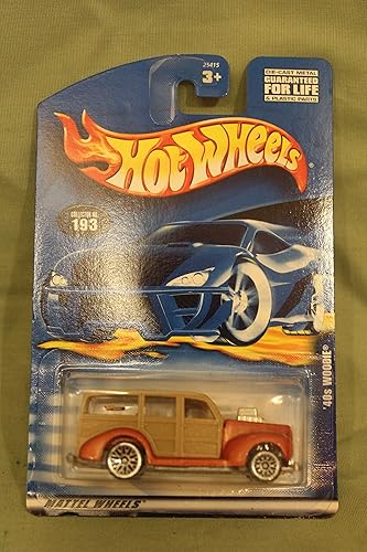 Hot Wheels '40s Woodie Orange 2000 Basic Car 1:64 Scale Series Collector #193