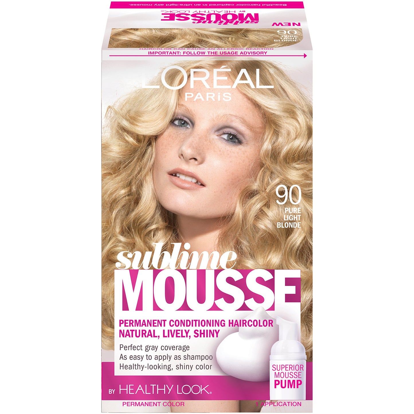 L’Oréal Paris Sublime Mousse By Healthy Look, Pure Light Blonde