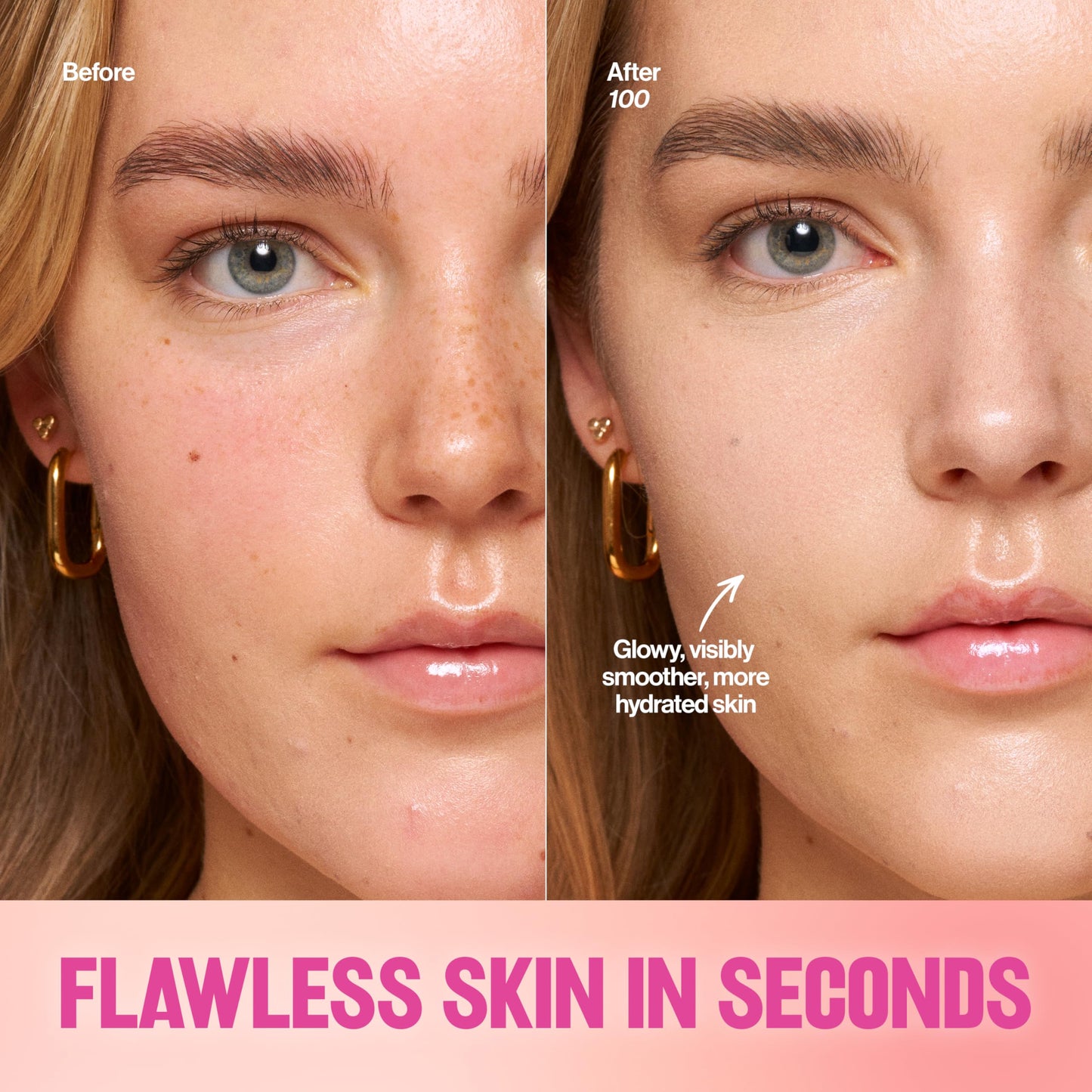 Revlon Glimmer Tinted Moisturizer Stick for Face, Lightweight Foundation, Hydrating Skincare-Infused Makeup, 100, 0.31 oz