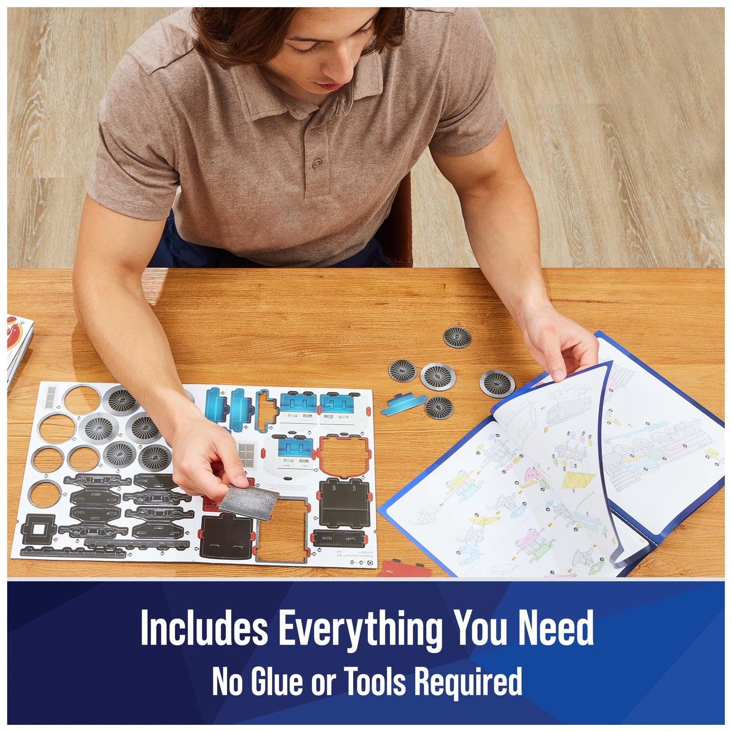 4D Build, Harry Potter Hogwarts Express 3D Puzzle Model Kit 181 Pcs 2.5 Ft Wide | Harry Potter Gifts Desk Decor | 3D Puzzles for Adults & Teens 12+