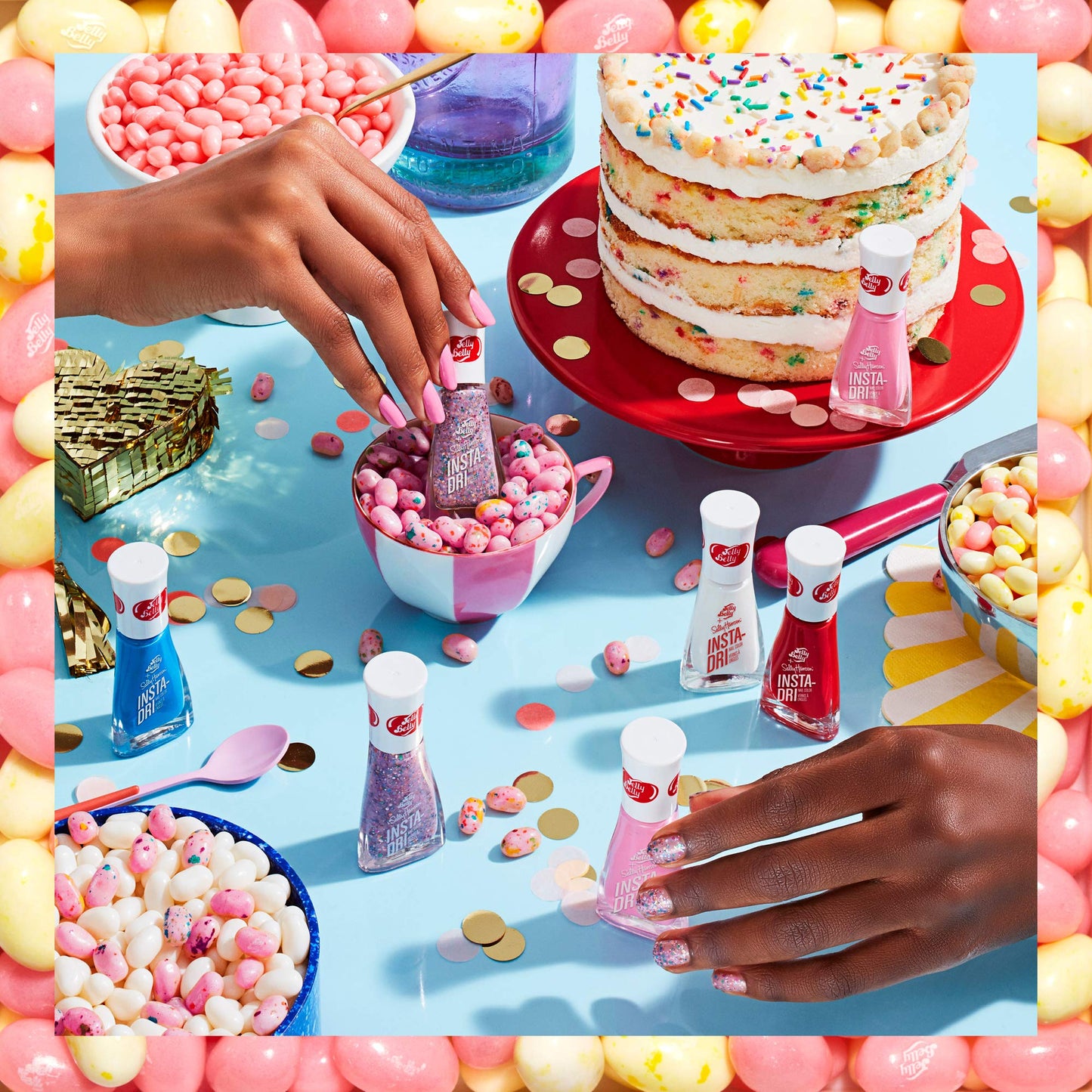 Sally Hansen Insta-Dri X Jelly Belly Nail Polish, Buttered Popcorn, 0.31 Fluid Ounce Beauty & Personal Care Sally Hansen