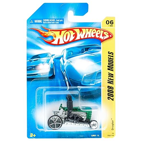 Hot Wheels 2008 New Models #6 Dragtor Green Collectible Collector Car #2008-6 2008