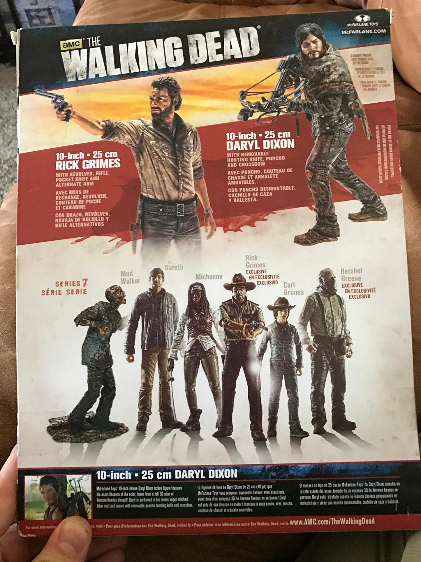 Walking Dead Daryl Dixon Bloody Variant 10" Inch Figure Survivor Edition by