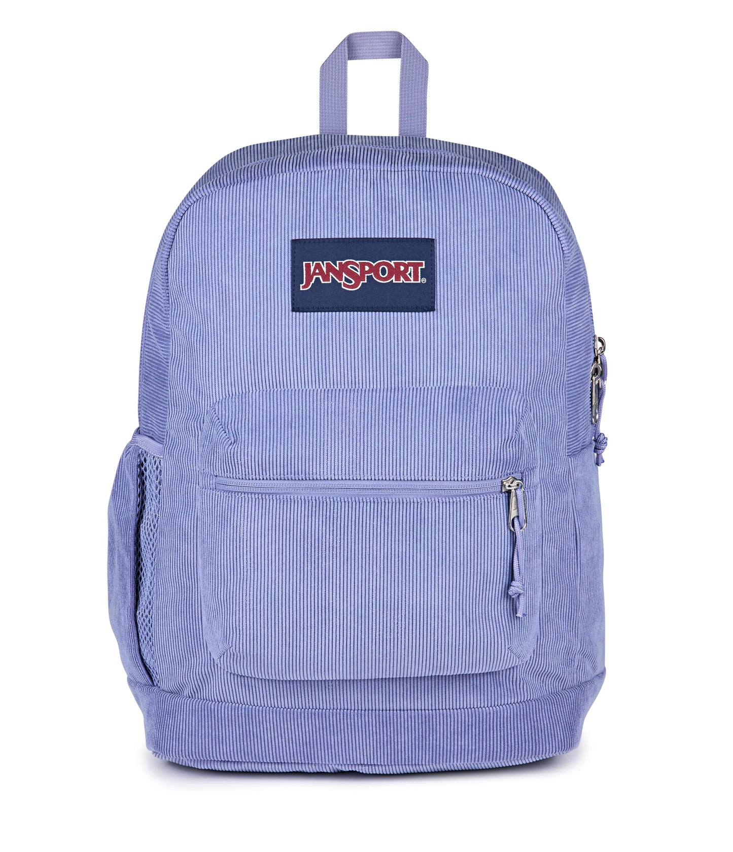 JanSport Cross Town Plus Remix Backpack - Padded Back Panel, Laptop Sleeve, and Front Pocket Organizer - Lavender Ash Corduroy