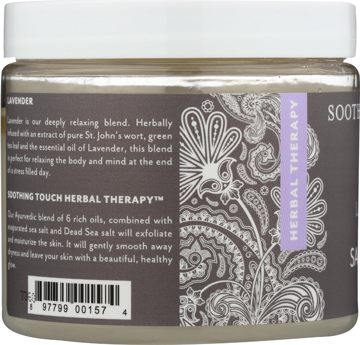 Soothing Touch Herbal Salt Scrub, Lavender - 20 Oz Beauty & Personal Care Soothing Touch