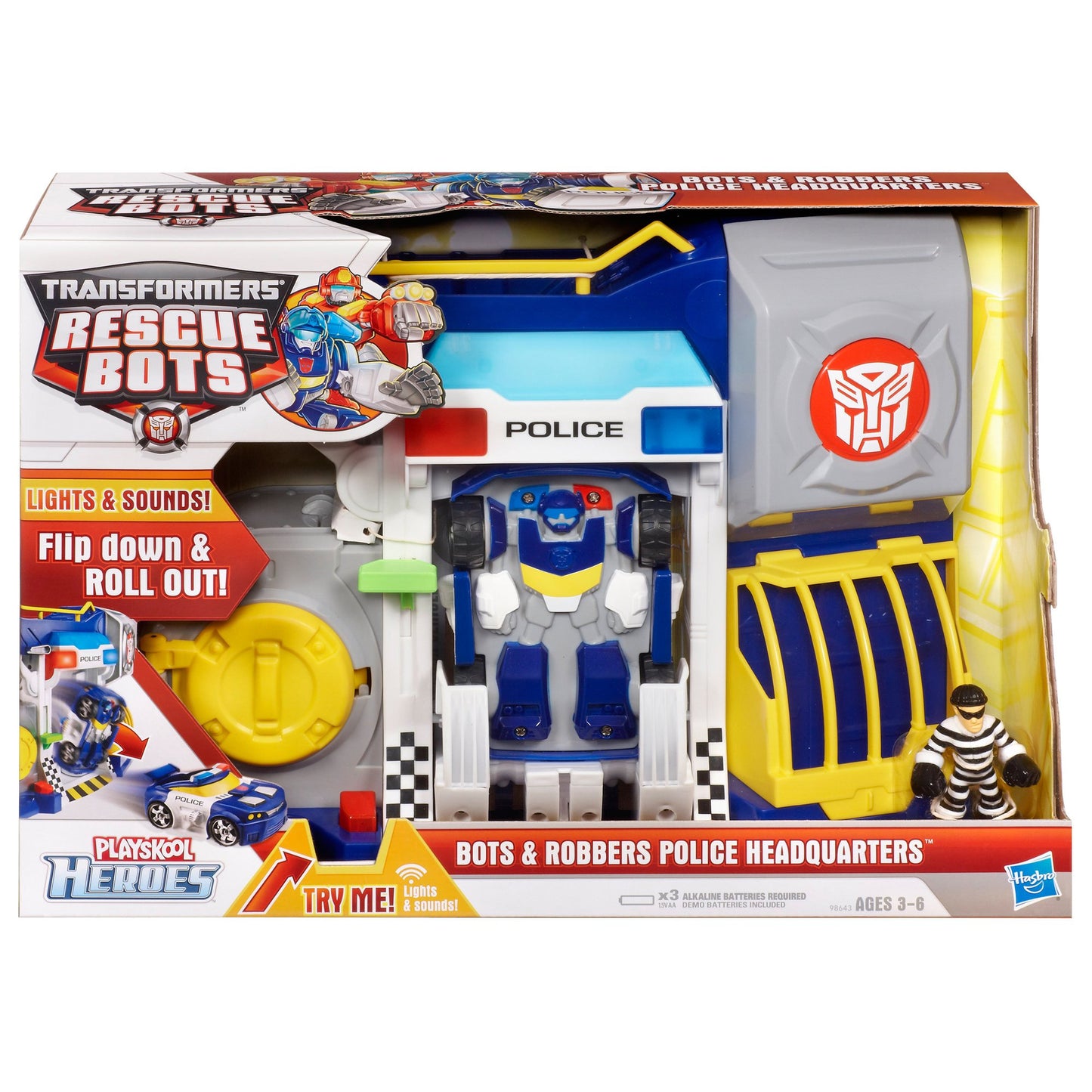 Transformers Bots and Robbers Police Headquarters