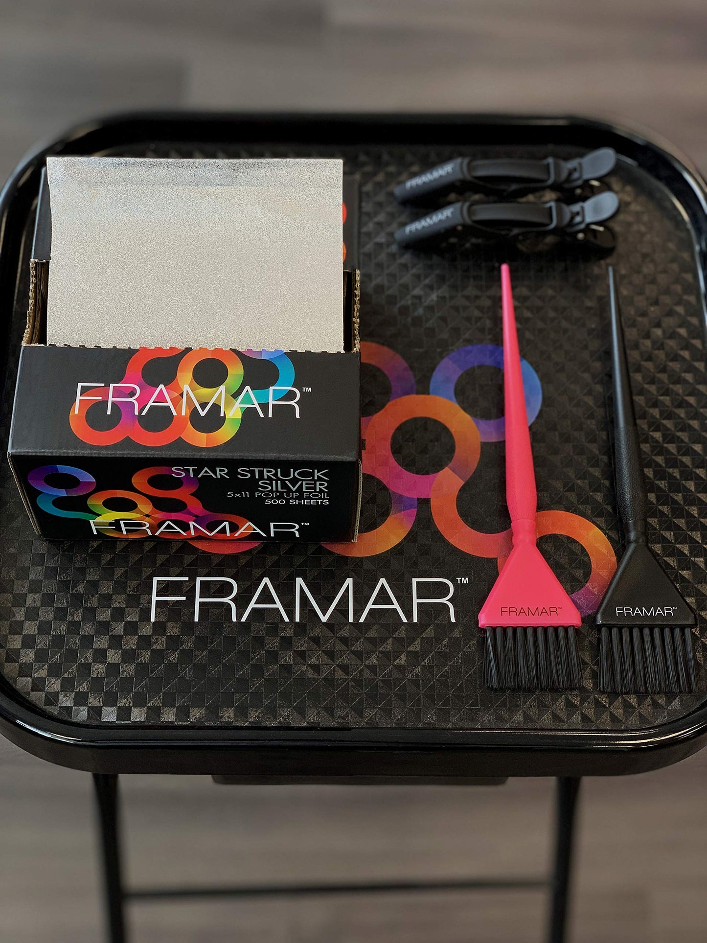 Framar Silver Hair Foils For Highlighting - Pop Up Hair Foil For Hair Highlighting, Highlight Foils For Hair, Aluminum Foil Sheets, Salon Foils