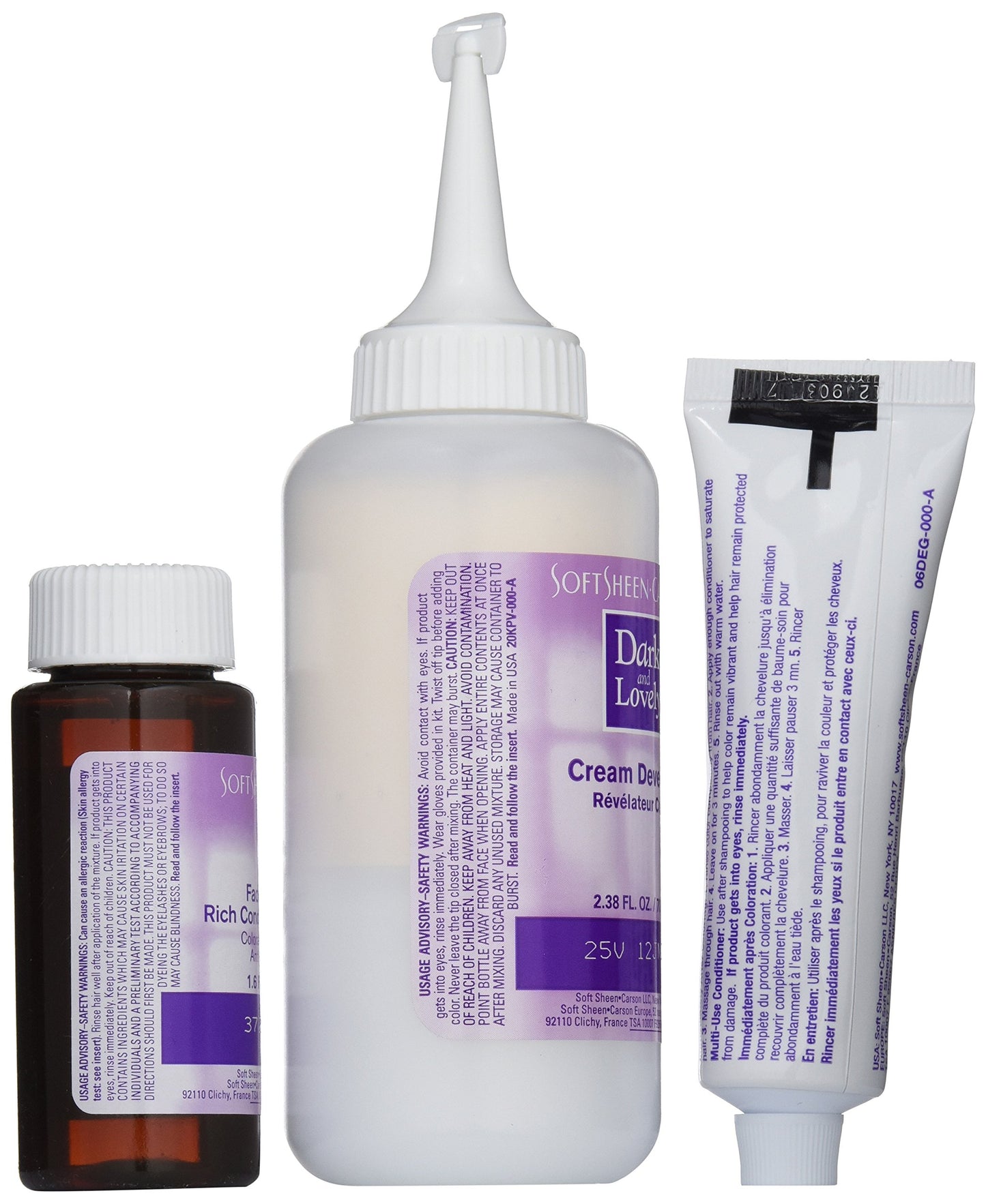 SoftSheen-Carson Dark and Lovely Fade Resist Rich Conditioning Color, Natural Black 372