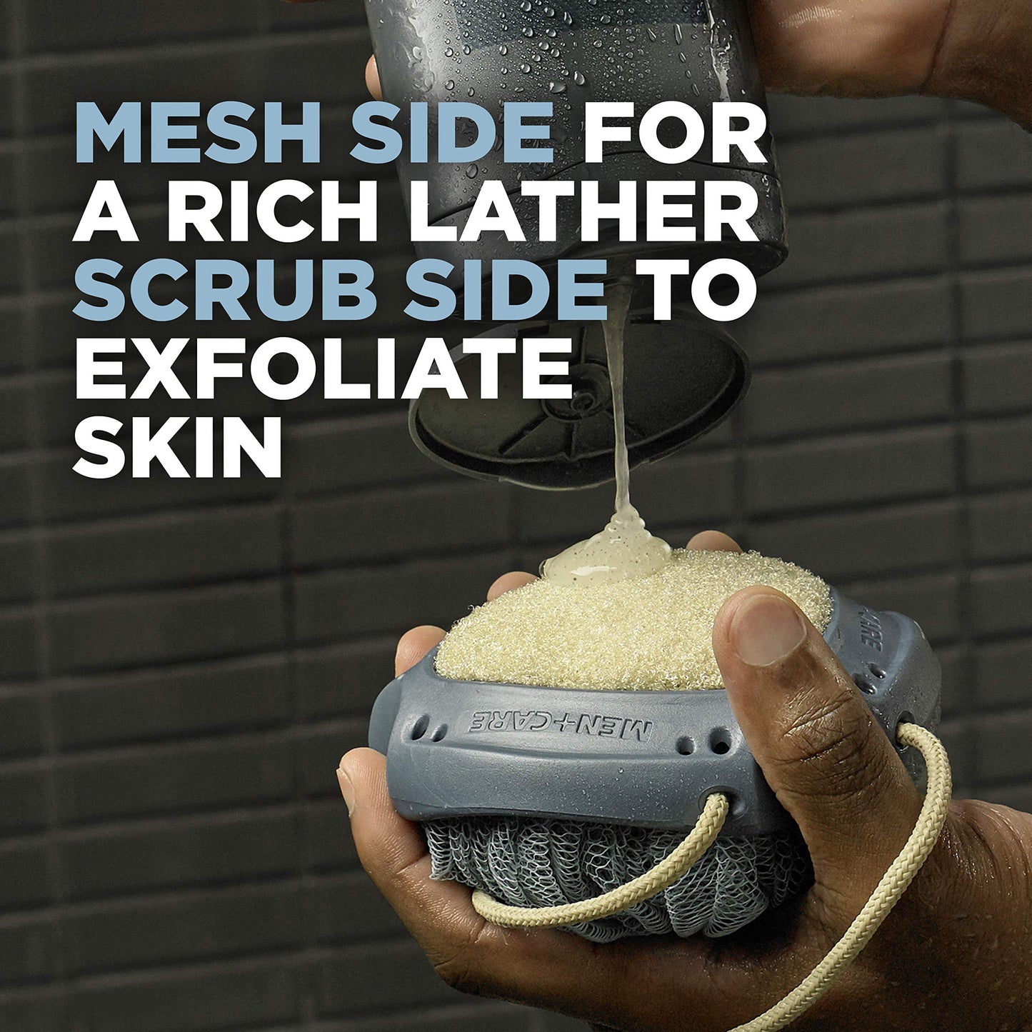 Dove Active Clean Men+Care Shower Tool, Coconut & Cocoa Beauty and Personal Care Dove