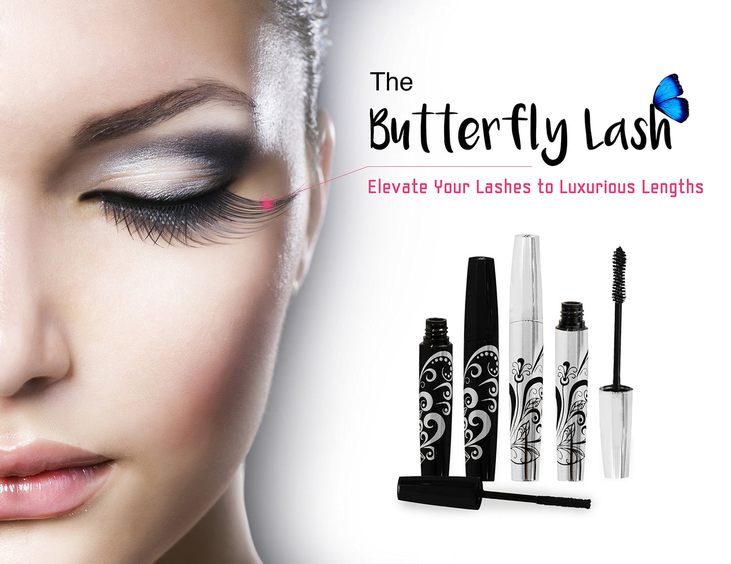 400x Silk Fiber Lash Mascara - Best for Thickening & Lengthening Eyelashes - Premium Quality, Last All Day, Waterproof, Smudge proof, Hypoallergenic