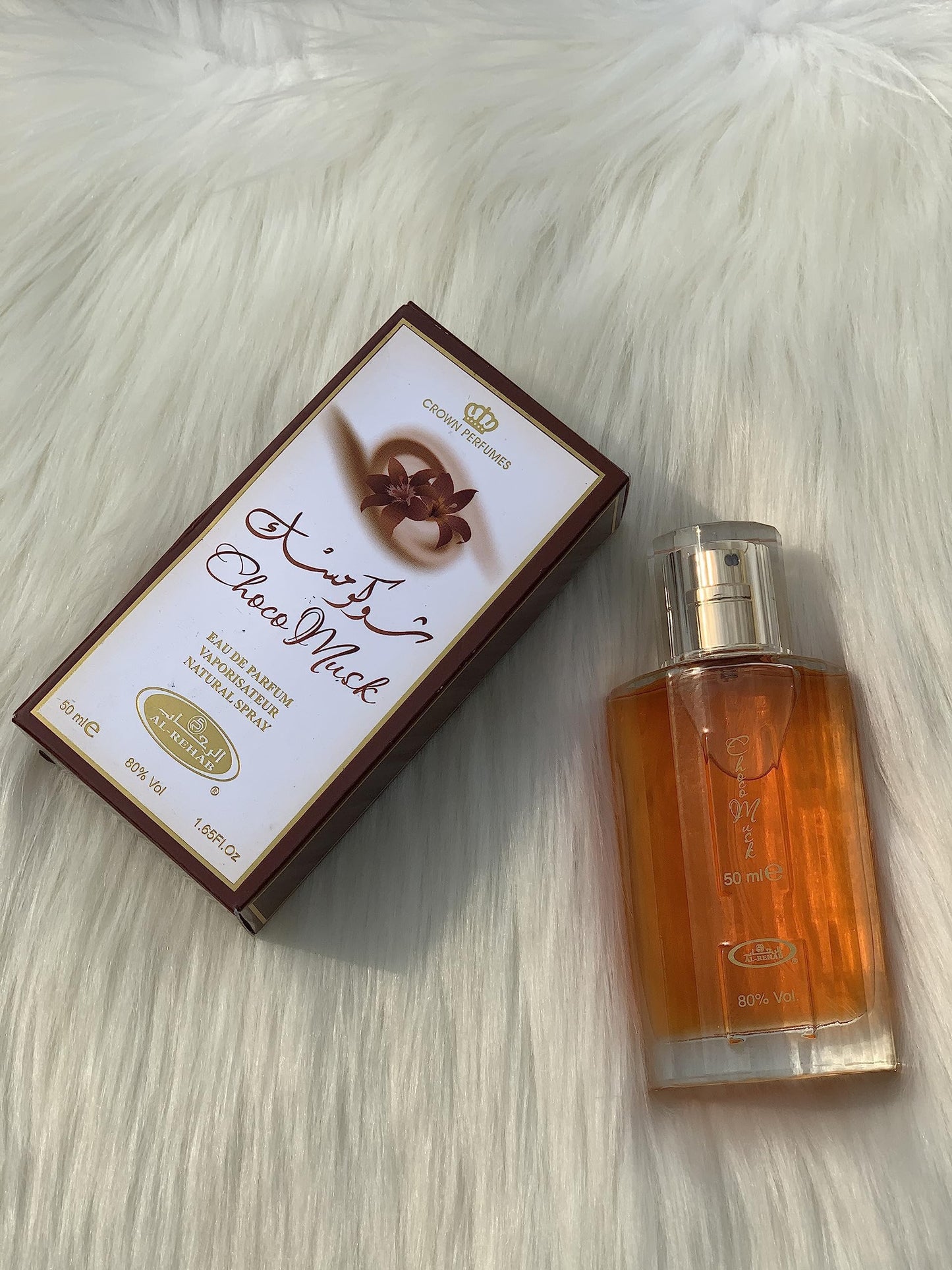 Al-Rehab Choco Musk - Al-Rehab Eau De Spray Perfume (50 ml/1.65 fl. oz)- 2 pack