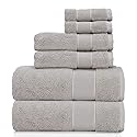 Ralph Lauren Sanders Towel 6 Piece Set Pewter Grey - 2 Bath Towels, 2 Hand Towels, 2 Washcloths
