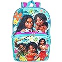 Ruz Moana Girl's 16 Inch Backpack With Removable Matching Lunch Box Set (Moana-Ocean Sisters)
