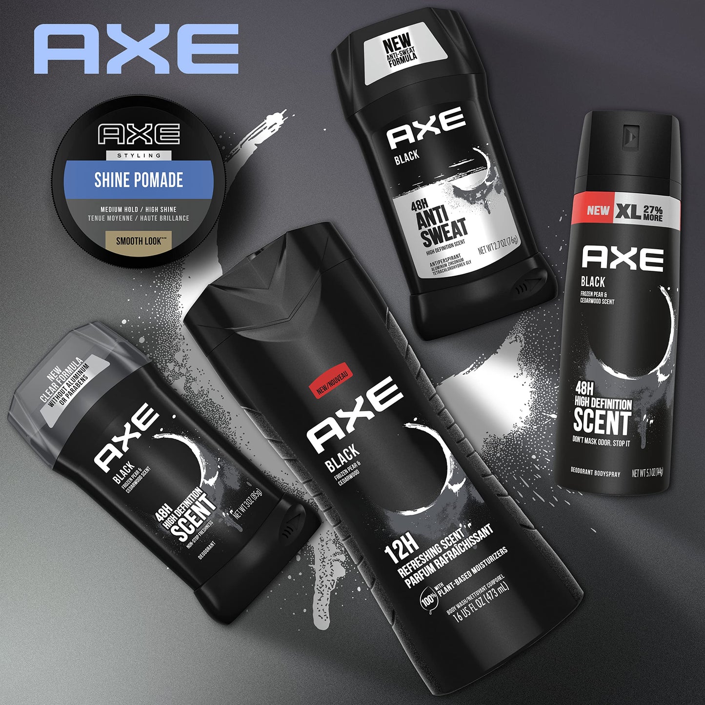 Axe Smooth Look Pomade - Sophisticated Shine, Easy Styling Hair Product 2.64oz