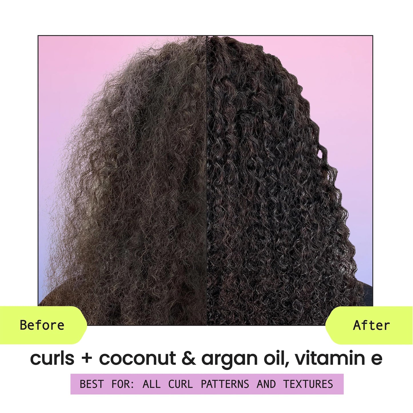 HASK Curl Care Shampoo & Conditioner Set | Coconut Oil, Argan Oil, Vitamin E, Curl Definition, Frizz Free Shine | Sulfate Free, Silicone Free, Cruelty