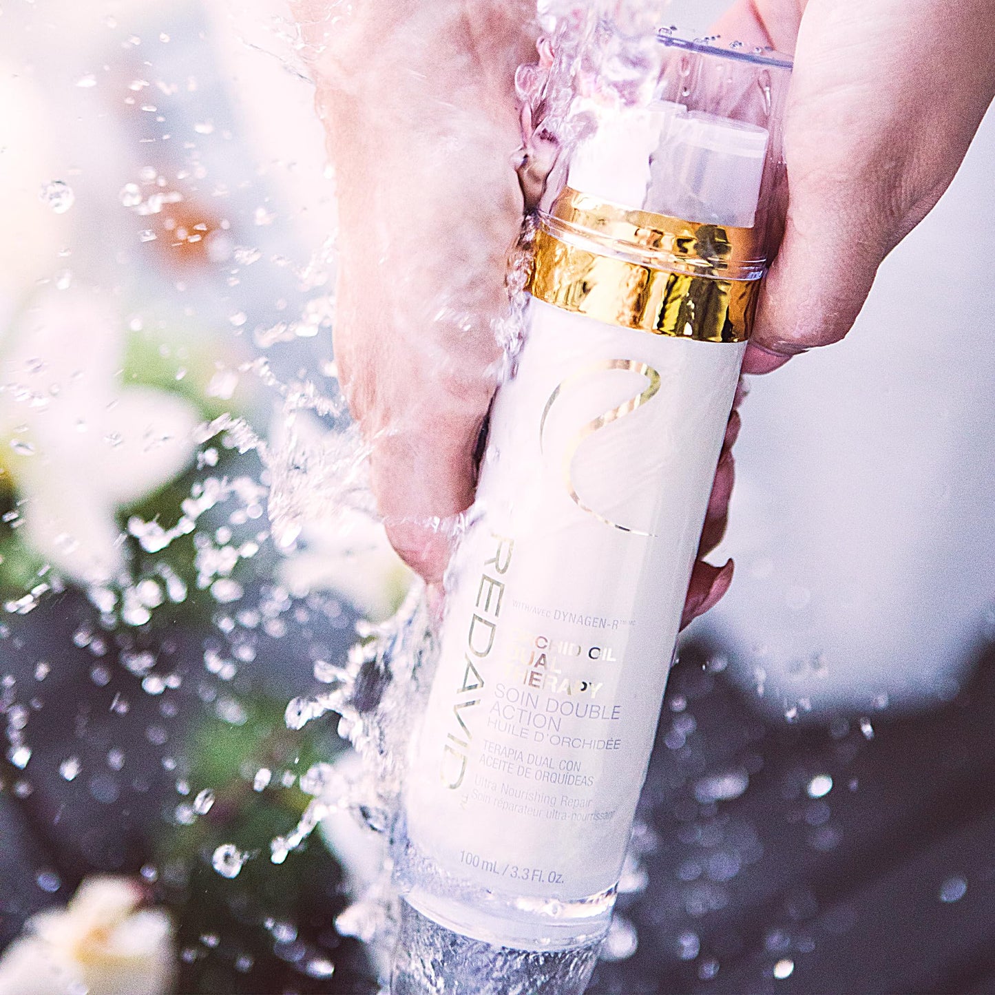 REDAVID Orchid Oil Dual Therapy Ultra Nourishing Repair - Luxury Hair Treatment made from Cymbidium Orchids for Damaged, Curly Hair - Clinically