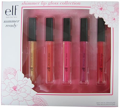 E.l.f. Shimmer Lip Gloss Collection, 6-Ounce (Pack of 2)