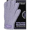 Brooklyn Botany Exfoliating Gloves for Bath and Shower - Heavy Duty Exfoliating Body Scrubber for Massage and Dead Skin Remover for Body - 1 Pair