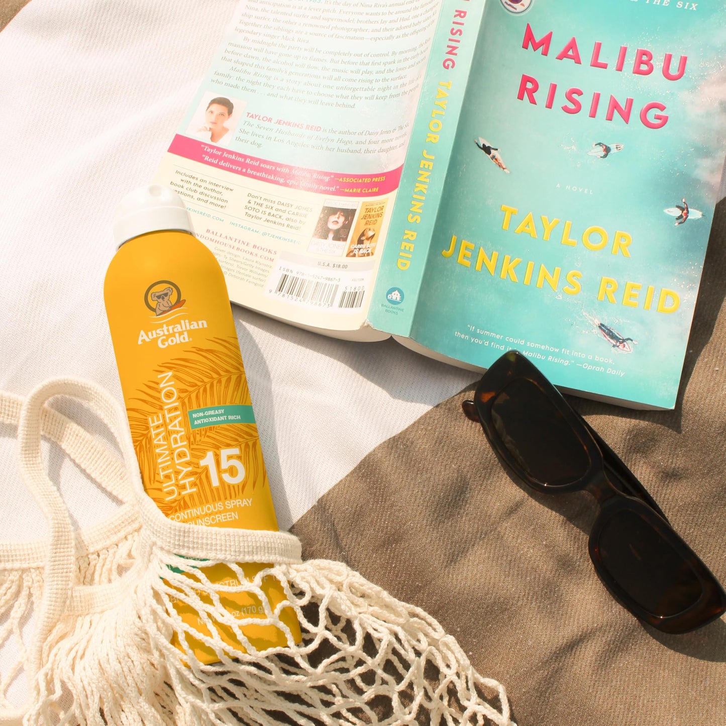 Australian Gold Continuous Spray Sunscreen SPF 15, 6 Ounce, Dries Fast, Broad Spectrum, Water Resistant, Non-Greasy, Oxybenzone Free