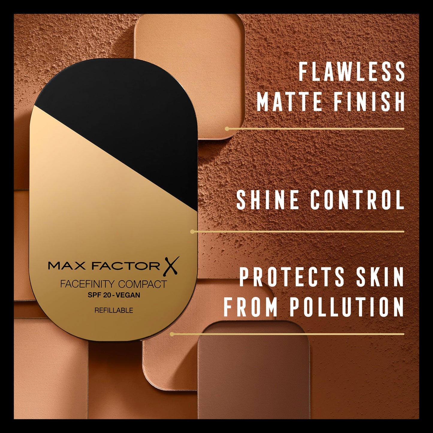 New Max Factor Facefinity Compact Foundation SPF20-01 Porcelain