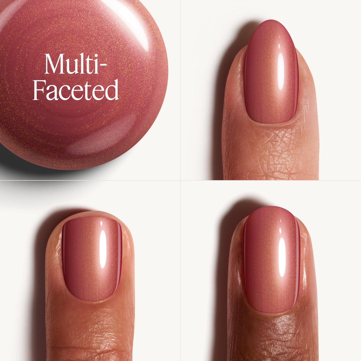essie gel couture long-lasting nail polish, vegan, be dazzled, rose, multi-faceted, 0.46 fl oz Beauty & Personal Care essie