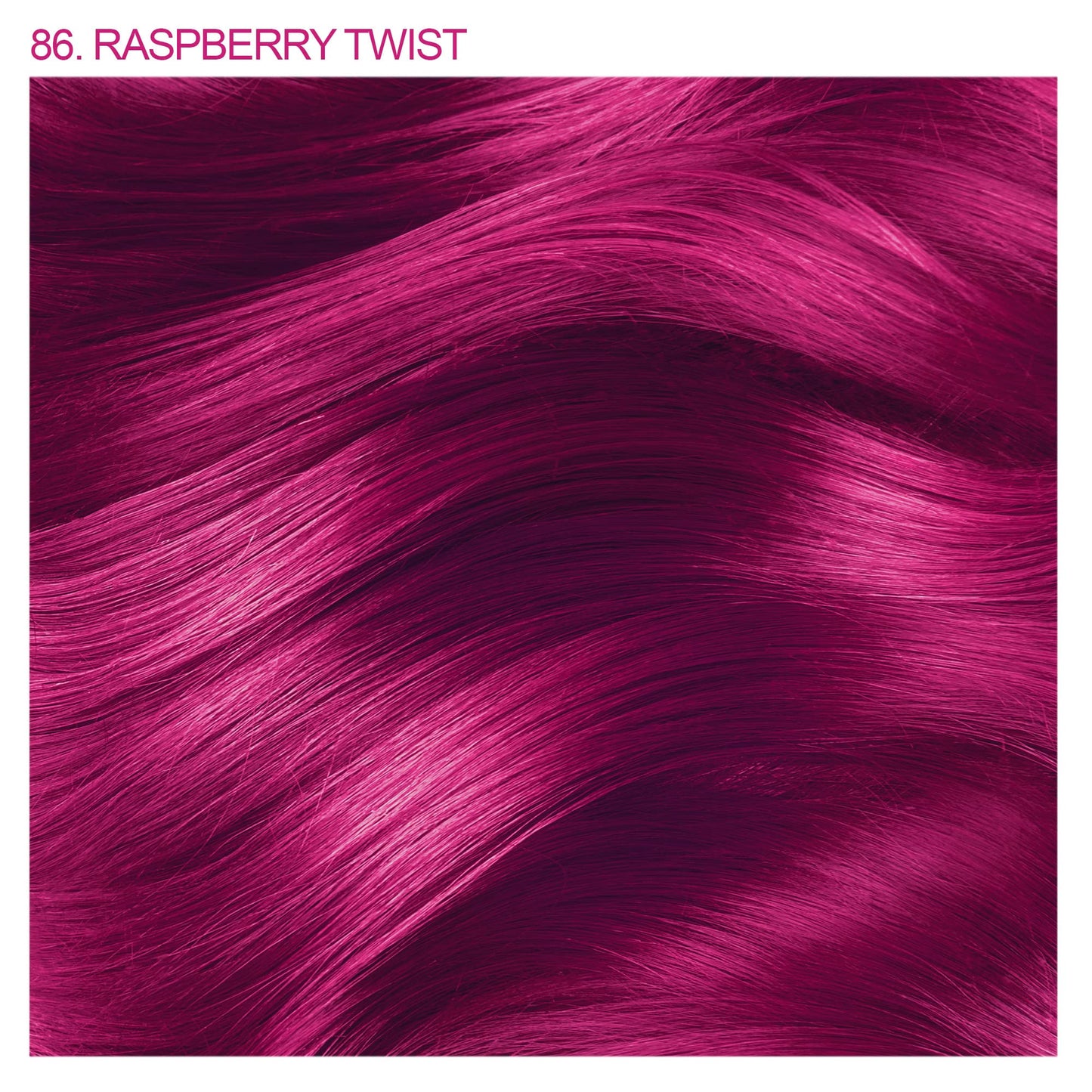 Adore Semi-Permanent Haircolor #086 Raspberry Twist 4 Ounce (118ml) (3 Pack)
