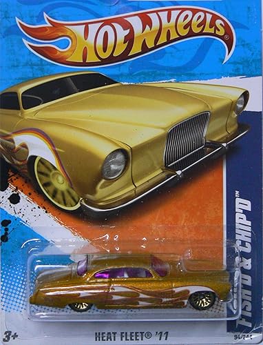 2011 Hot Wheels Fish'd & Chip'd Gold #94/244