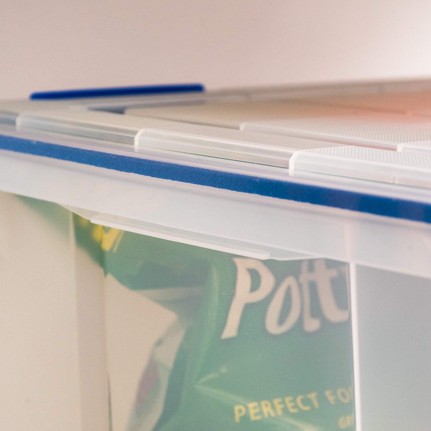 IRIS USA 44 Qt Storage Box with Airtight Seal, 3 Pack - BPA-Free, Made in USA - Heavy Duty Moving Containers with Tight Latch Gasket Lid, Weather…