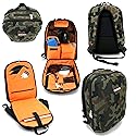 Jetpack Slim Backpack for DVS, Mobile, or Club DJ Gig Set, Bag Carry Laptop, Stand, Tablet, Headphone, Vinyl Records, USB Mobile Devices, Needle Case, Cables, Microphone & More. TSA Compliant (Camo)