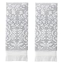 SKL Home by Saturday Knight Ltd. Carrick Medallion 100% Turkish Cotton Hand Towel (2-Pack), Gray