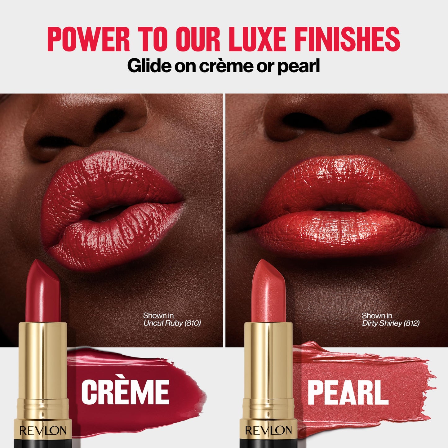 (2x) Revlon Super Lustrous Lipstick, 225 Rosewine, 0.15 Oz / 4.2g Each