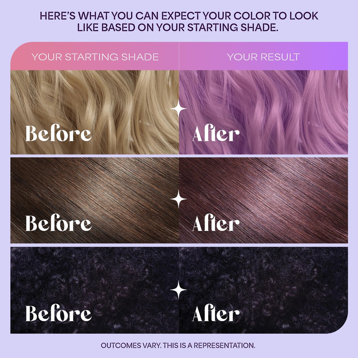 Hally Hair Color Cloud - Demi-Permanent Hair Color Foam in Purple | Lasts Up to 25 Washes | Ammonia-Free | No Bleach | 4 fl oz
