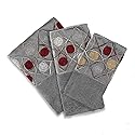 Popular Bath Sedona Elegant Collection 3 Piece Towel Set, Grey