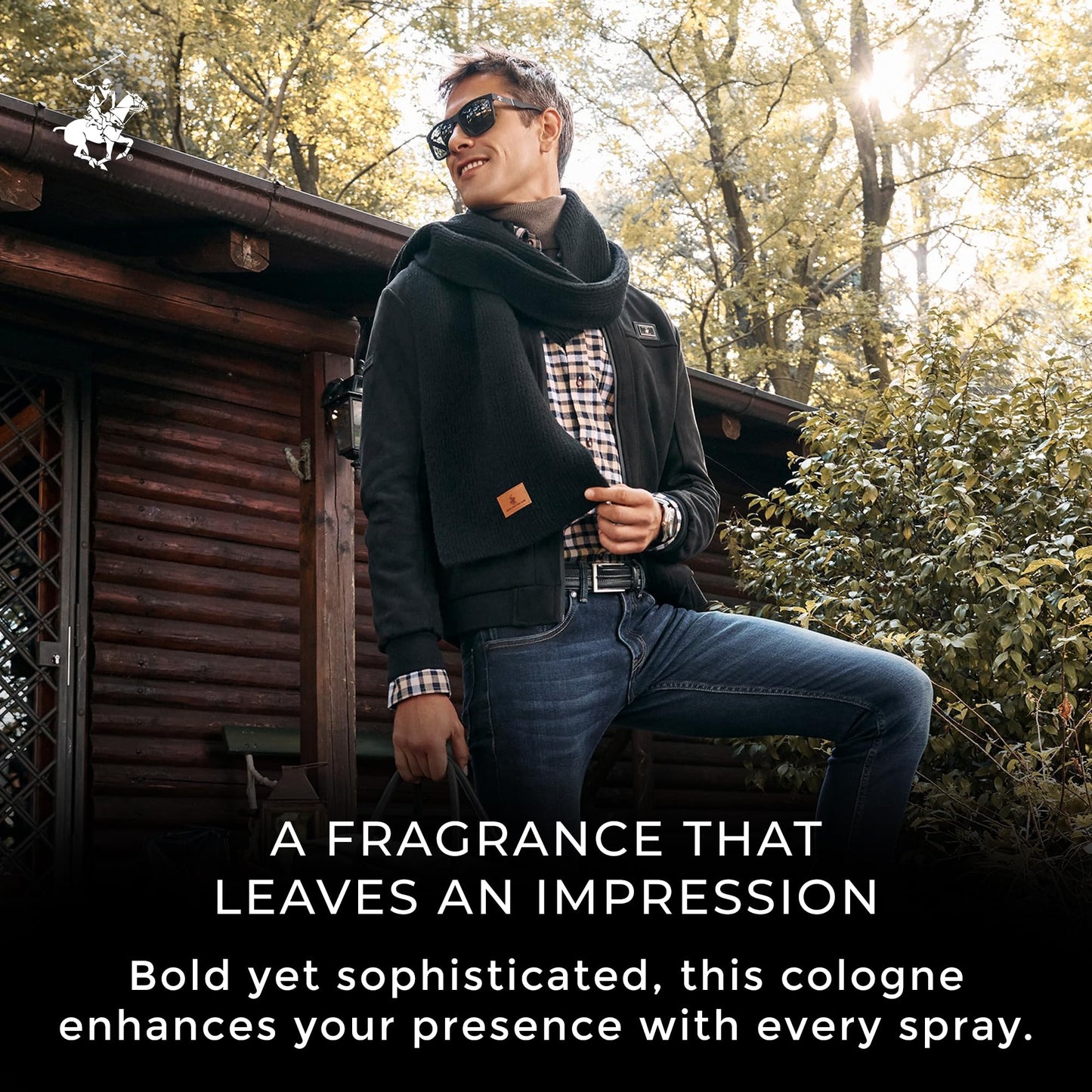 Beverly Hills Polo Club GOLD - Cologne for Men with Notes of Sandalwood, Leather & Patchouli - Classic & Sexy Fragrance Scent