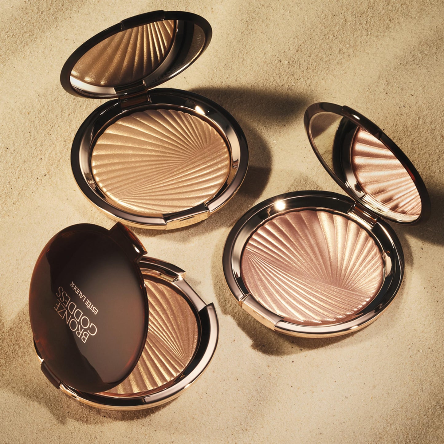 Estée Lauder Bronze Goddess Highlighting Powder Gelée Highlighter | Buildable & Radiant Glow, 0.31 Ounce, Heatwave