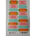 Jamberry Get Hoppy Nail Wrap (Full Sheet) A1018 Retired/Discontinued Beauty & Personal Care Jamberry